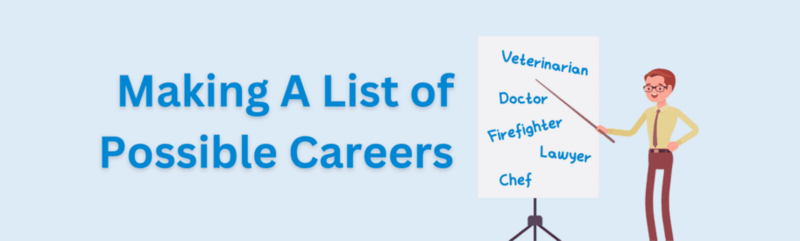 list of possible careers